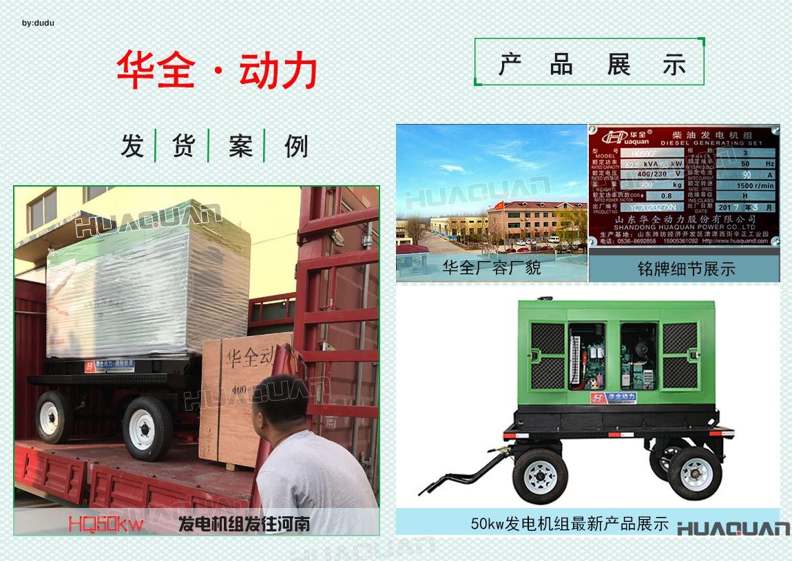 河南客戶(hù)50kw發(fā)電機(jī)組于6月12日成功出廠