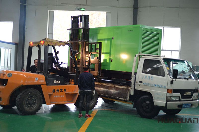 3.28號一臺75GF移動拖車防雨棚發(fā)電機(jī)組發(fā)完河南省鶴壁淇縣