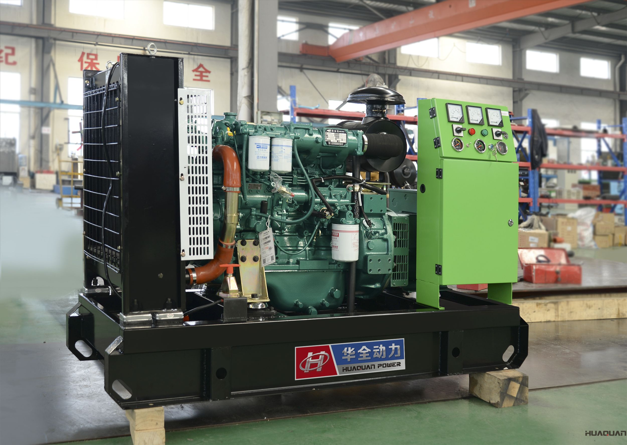 2018年4月20日華全動力20kw標配柴油發(fā)電機組發(fā)往甘肅