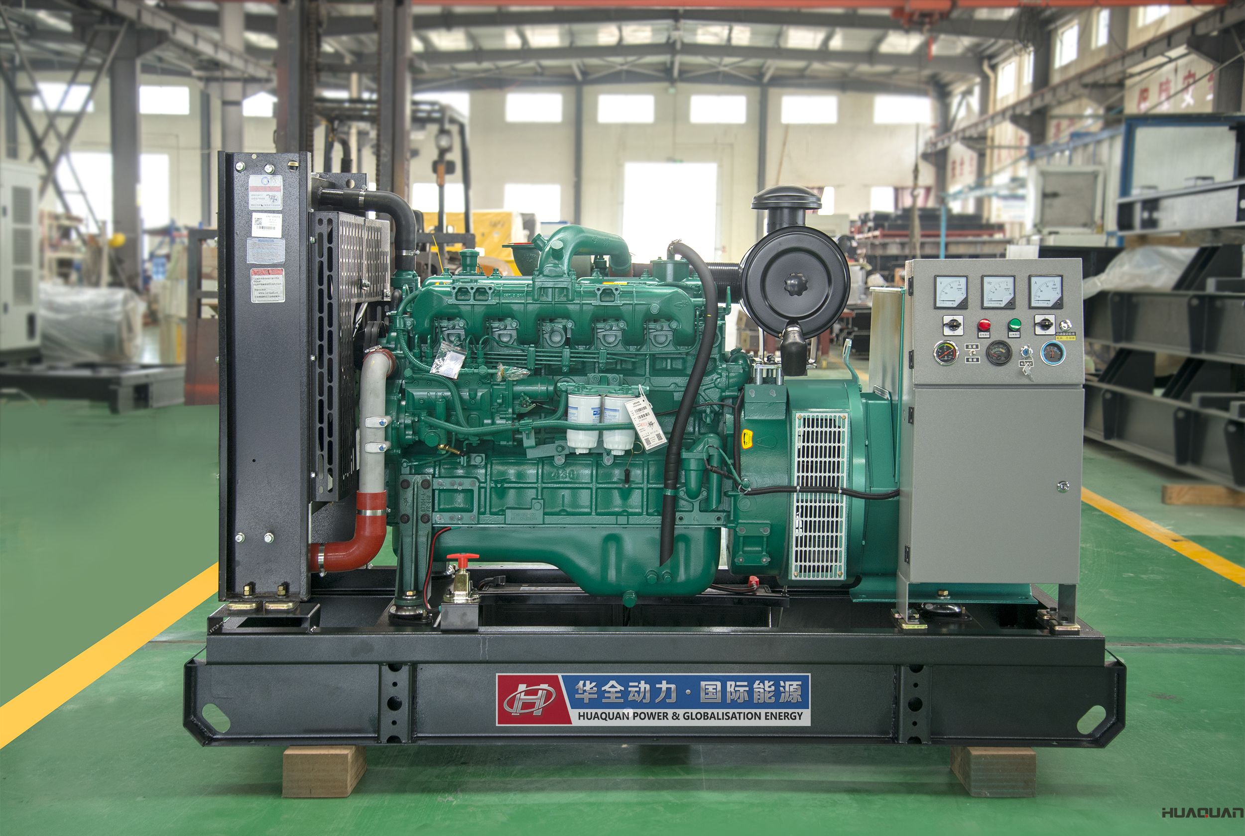 2018年4月27日華全動力一臺80kw自動化發(fā)電機組發(fā)往江蘇