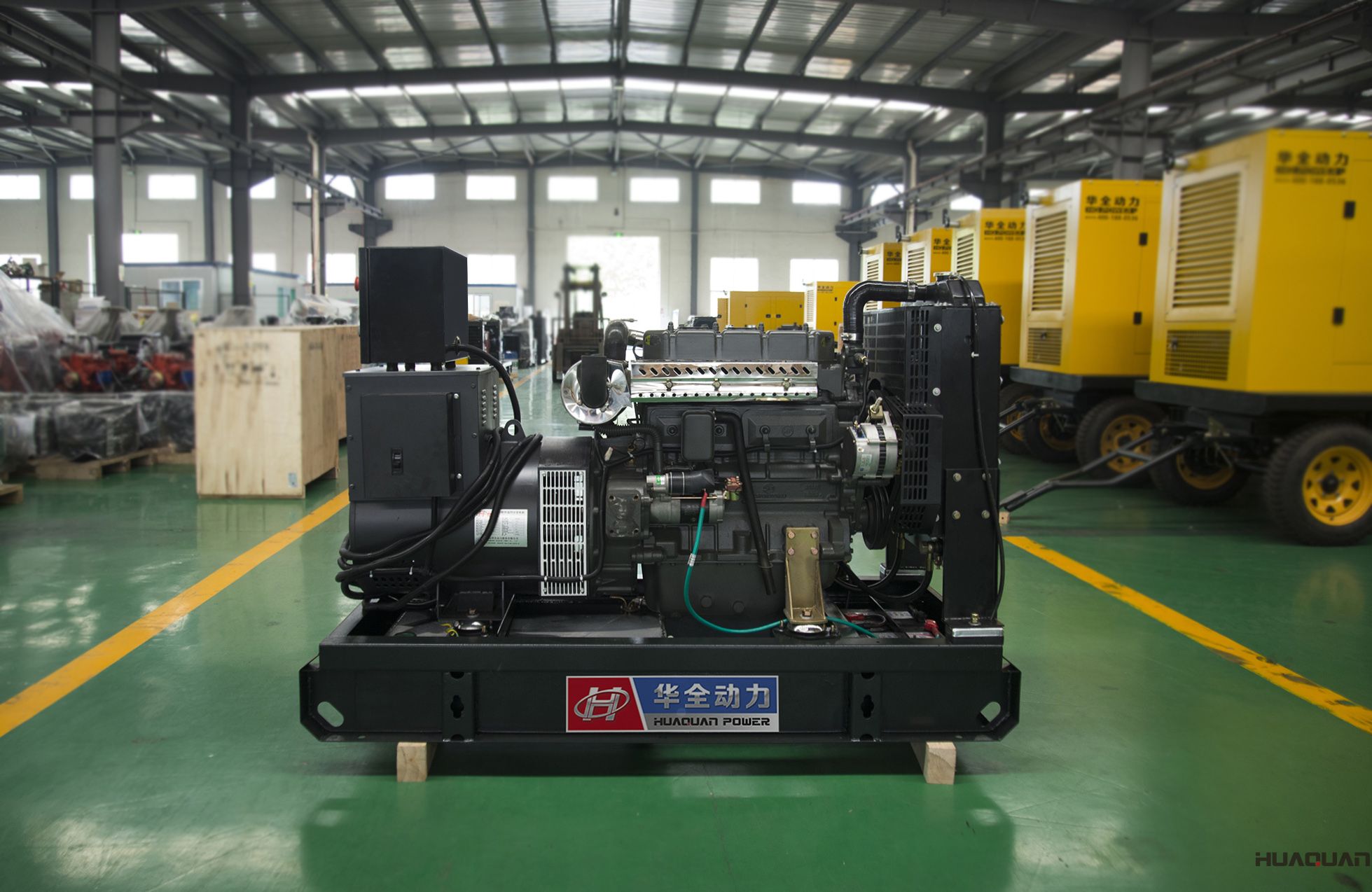 2018年4月27日華全動力一臺50kw標配發(fā)電機組發(fā)往江蘇