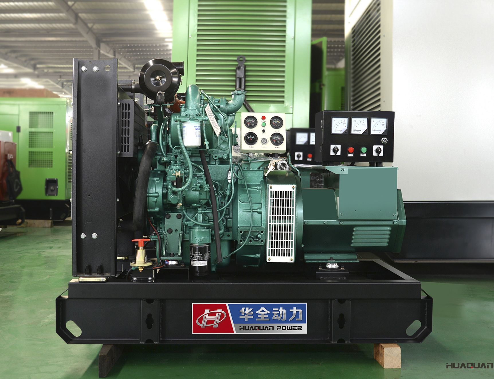 2018年4月3日華全動(dòng)力30kw標(biāo)配發(fā)電機(jī)組發(fā)往北京