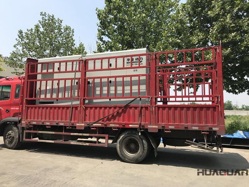 郭先生訂購的HQ50GF柴油發(fā)電機組在6.1號順利發(fā)往河南省