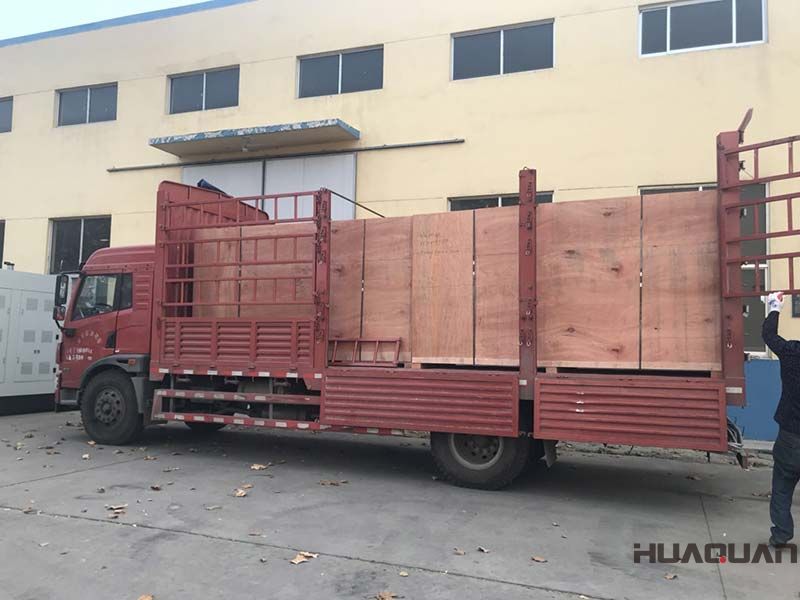 6.6號(hào)，兩臺(tái)標(biāo)配型柴油發(fā)電機(jī)組發(fā)往山東省煙臺(tái)市和東營(yíng)海港