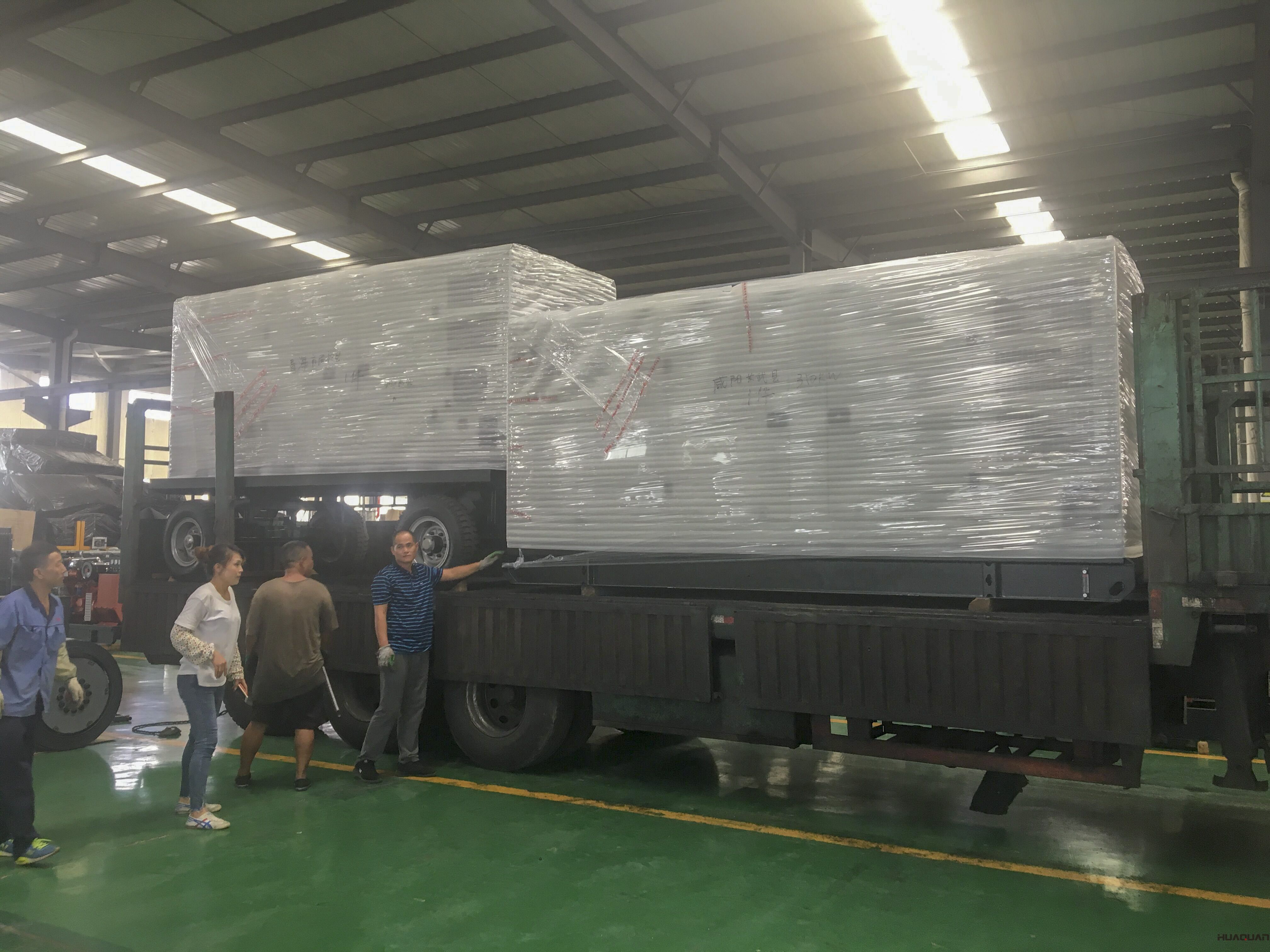 8月10日，一臺400kw靜音箱柴油發(fā)電機從華全動力成功發(fā)往上海