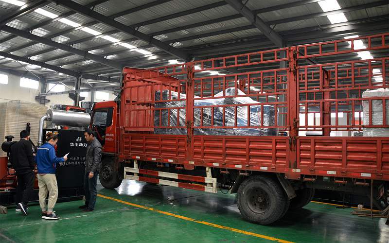 3月6日當(dāng)天，華全動(dòng)力一臺(tái)200kw立柜四保護(hù)發(fā)電機(jī)組成功發(fā)往山東省