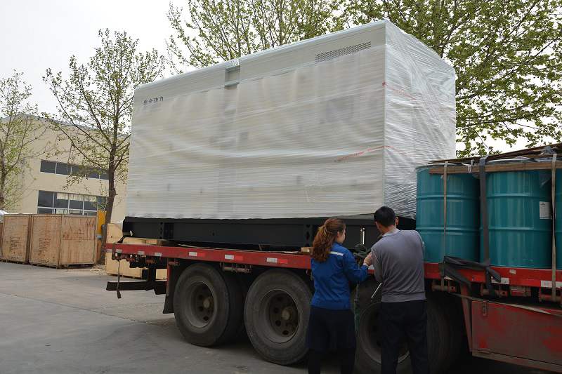 3月11日，一臺50kw靜音箱燃氣發(fā)電機組從華全動力成功發(fā)往青海省