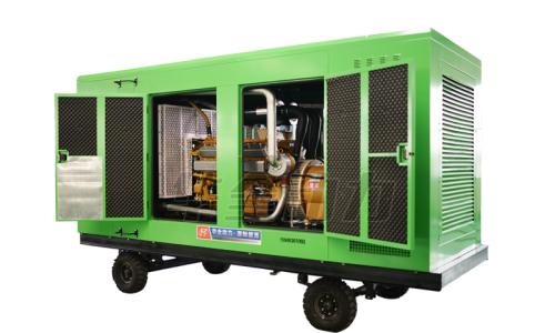 50kw靜音式防雨棚發(fā)電機(jī)組3月28日從華全動力發(fā)往青島市