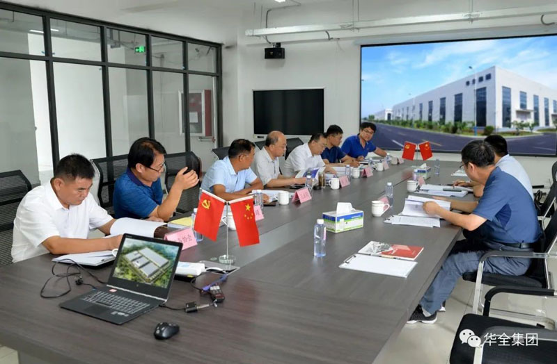 熱烈歡迎山東省應(yīng)急管理廳領(lǐng)導(dǎo)蒞臨華全動力檢查指導(dǎo)工作！