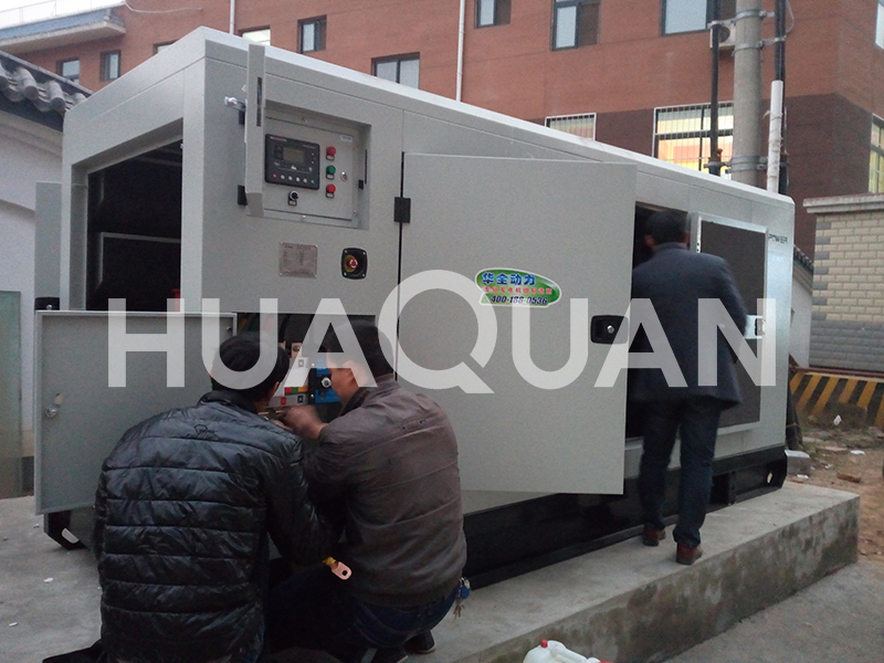 山東壽光某學(xué)校300kW靜音型發(fā)電機組電站項目